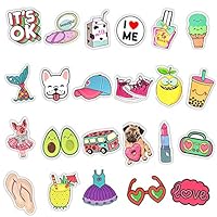 Stickers for Water Bottles Hydro Flasks Waterbottle Laptop Phone Case-Cute Waterproof Aesthetic Trendy Sticker for Teen Girls Women 50pcs