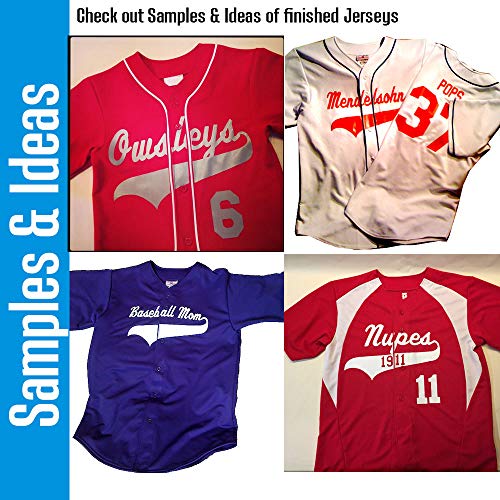 3 Color Customized Baseball Jersey Adult Large in Royal Blue and White
