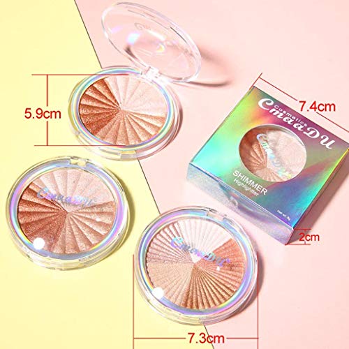 5 TADAMI+Professional+Bronzer+Highlighter+Palette