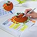 Thanksgiving Turkey Cut-Outs Versatile Classroom Decoration Creative Turkey Cut-Outs for Bulletin Board Classroom School Fall Theme Thanksgiving Party, 5.9 x 5.9 Inch (40 Pcs)