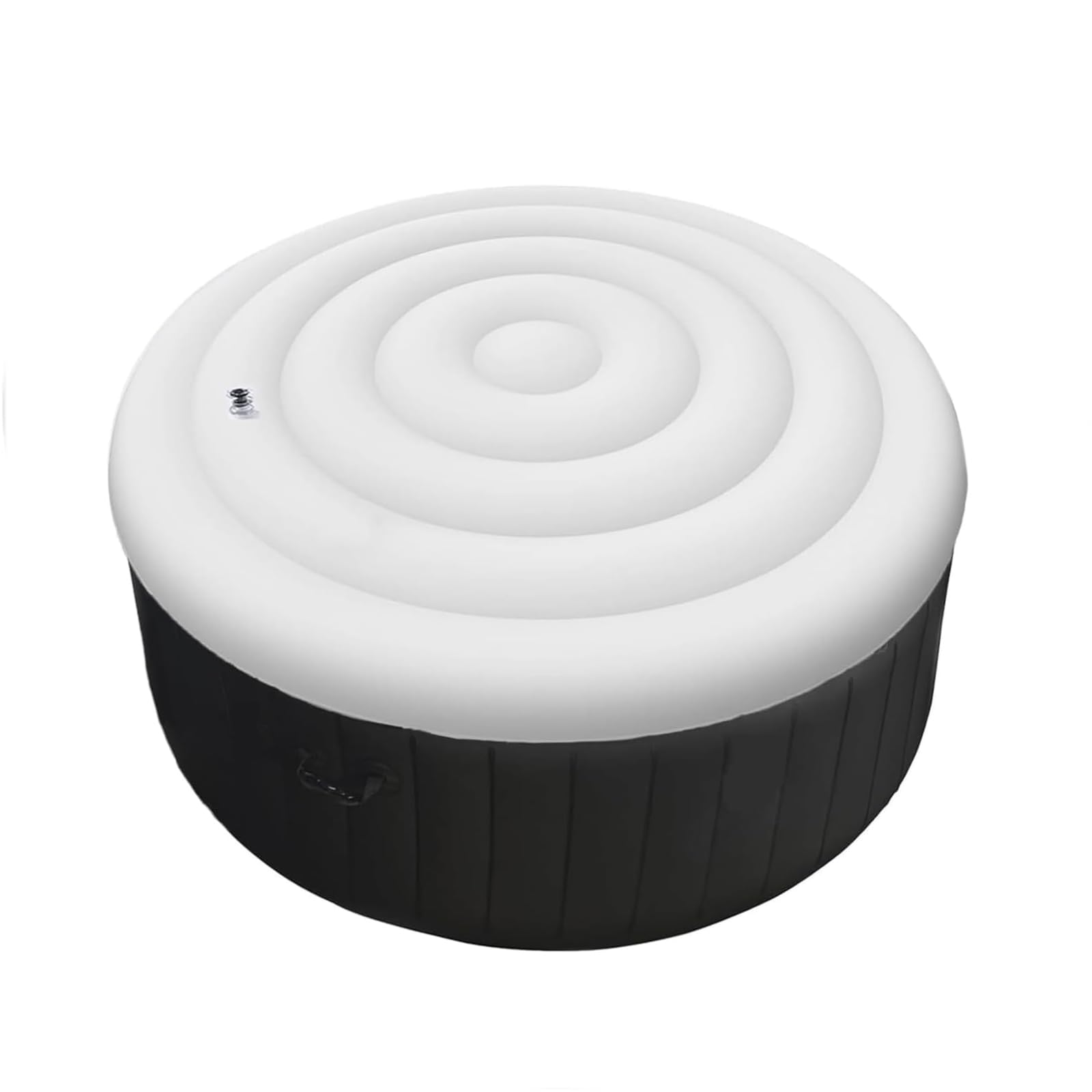 HENYEEER Inflatable Spa Cover,Foldable Hot Tub Lid,Energy Saving for Round Bathtub Covers, Spa Bath Covers Insulated Rainproof and Tearproof for Outdoor Inflatable Hot Tub