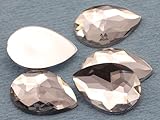 18x13mm Crystal H102 Flat Back Teardrop Acrylic Jewels High Quality Pro Grade - 30 Pieces