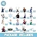 40 Frozen Cupcake Toppers Cake Decorations