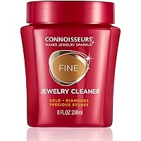 CONNOISSEURS Jewelry Cleaner, 8 Fl Oz (Pack of 1), Gold