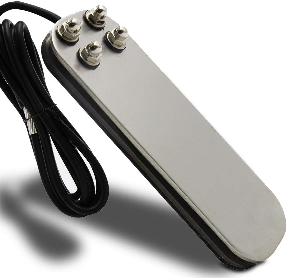 Tattoo Foot Pedal Switch - Romlon Professional Tattoo Foot Pedal Stainless Steel Tattoo Machine Pedal Tattoo Gun Pedal for Tattoo Machine Power Tattoo Kit Tattoo Supplies