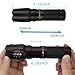 Larnn Tactical Flashlight, Defiant Led Flashlight 5 Light Modes Zoomable & Weather Resistant Flashlights (1-Pack)