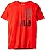 Under Armour Boys' One Step Ahead T-Shirt, Risk Red (600)/Reflective, Youth Medium
