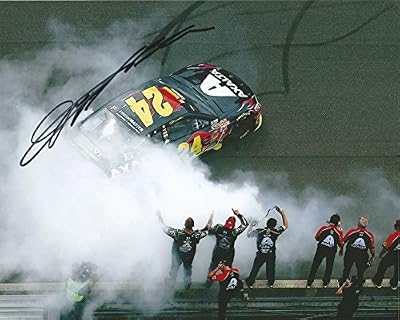Autographed Jeff Gordon Picture - 2014 AARP AXALTA DUPONT Texas ATM 8x10 #14 - Autographed Photos
