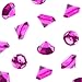 Acrylic Color Faux Round Diamond Crystals Treasure Gems for Table Scatters, Vase Fillers, Event, Wedding, Birthday Decoration Favor, Arts & Crafts (1 Pound, 240 Pieces) by Super Z Outlet (Fuchsia)
