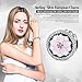 BAMOER 925 Sterling Silver Magnolia Bloom Pale Cerise Enamel Beads for Women Bracelet (Magnolia Bloom Charm 1)