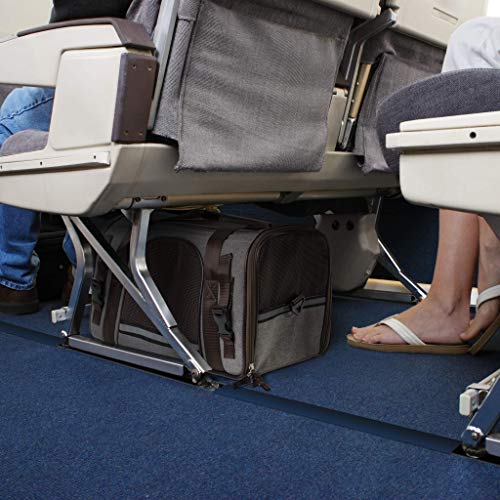 SCM-Pets-Fluggesellschaft-zugelassen-weichen-Faltbox-Hand-tragen-tragbar-Tasche-Home-fr-kleine-Hunde-Katzen-und-Welpen-Multi-Grey-44-x-25-x-28-cm