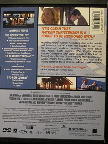 Life as a House DVD (New Line Platinum Series) - Hayden Christensen Drama Movie, Emotional Family Story