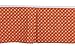 Bacati - Playful Foxes Orange/Grey Crib/Toddler Bed Skirt Dust Ruffle (Orange Arrows Print)