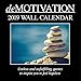 2019 Wall Calendar - Demotivation Calendar, 12 x 12 Inch Monthly View, 16-Month, Funny Quotes Theme, Includes 180 Reminder Stickers