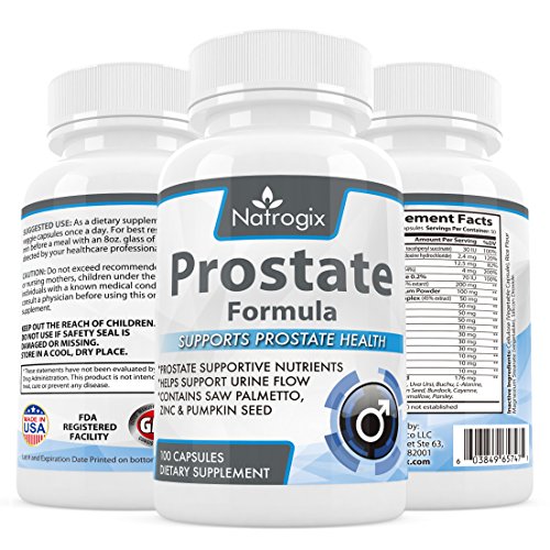 UPC 603849657475, Prostate Supplement - Saw Palmetto 30 Herbs, Vitamins, Minerals to support Prostate Health - Reduce Frequent Urination - Fight Hair Loss - Libido - Natural Formula (100 Capsules) - Dietary Supplements