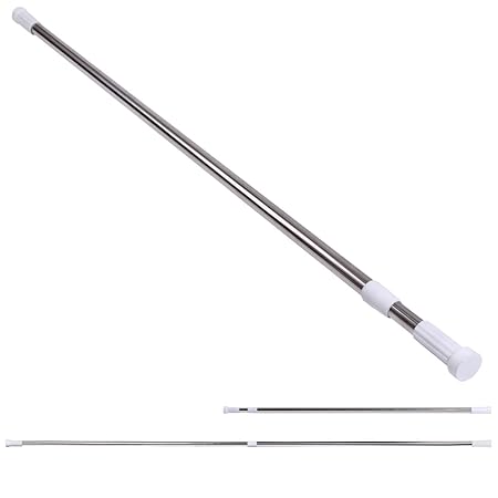 110-200cm Silber Teleskop Duschstange Duschvorhangstange Teleskopstange Stange Dusche Edelstahl