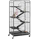 YAHEETECH 52” 6 Level Metal Rolling Cat Kitten