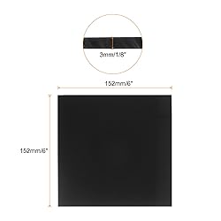 Rebower 2pcs 6 x 6 Inch UHMW Polyethylene