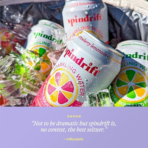 SPINDRIFT LEMONADE 3 FLAVOR VARIETY 20 PACK,12 FL OZ (PACK OF 20)
