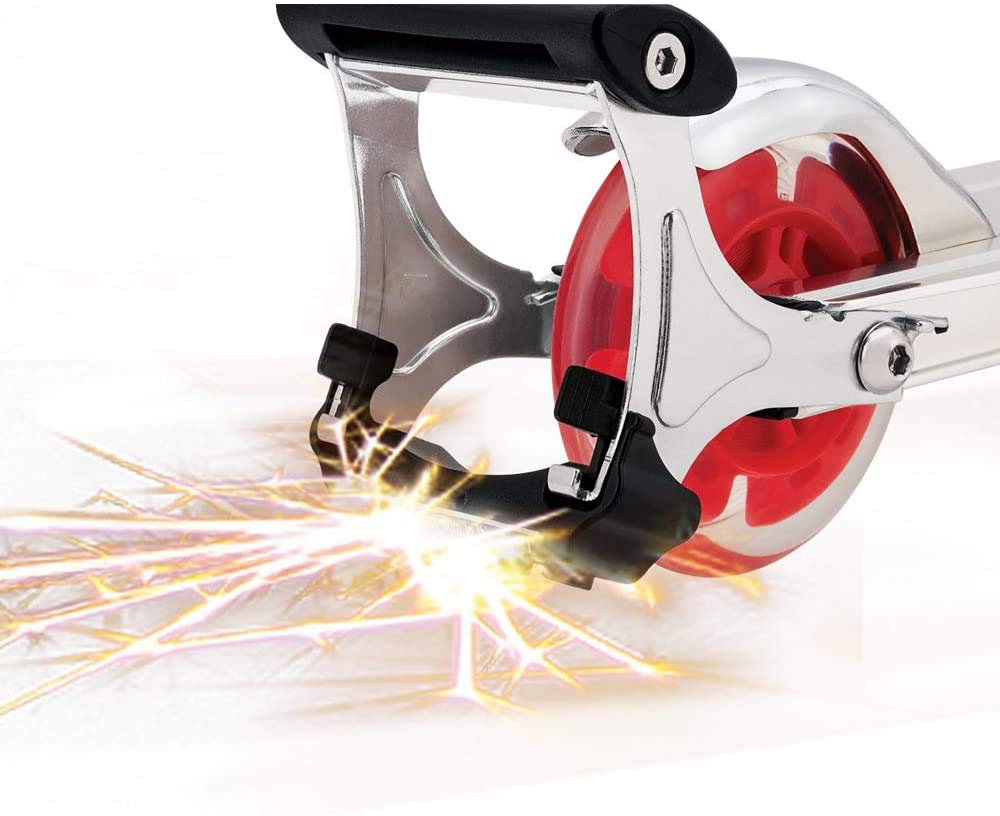 Razor Spark+ Kick Scooter - LED Light-Up Wheels, Spark Bar, Lightweight Aluminum Frame, Foldable, Adjustable Handlebars