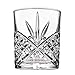 James Scott Double Old Fashioned Glasses, Set of 4, Europen Design with Gift Box, 11oz glasses