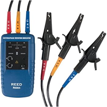 REED Instruments R5004 Motor Rotation and 3-Phase Tester with NIST Calibration Certificate