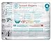Honest Baby Diapers, Space Travel, Size 4 (116 Count)