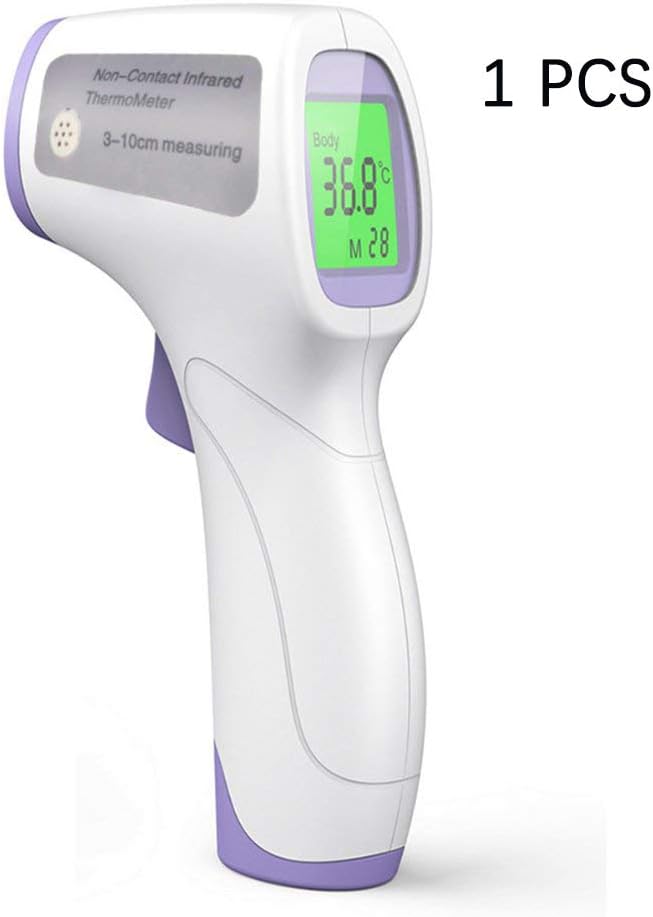 Mazurr Infrared Forehead Digital Thermometer Gun for Baby and Adults, No Touch Instant Results(1PCS)