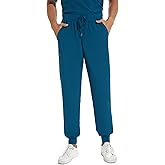 Scrub Pants for Men - Slim Jogger Pants with 5 Pockets, Yoga Waistband, Anti-Wrinkle Scrubs for Men Cozy Scrubs