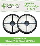 2 Replacements for Hoover WindTunnel Air HEPA Style Filter Fits Model UH70400, Compatible With Part # 303902001, by Think Crucial