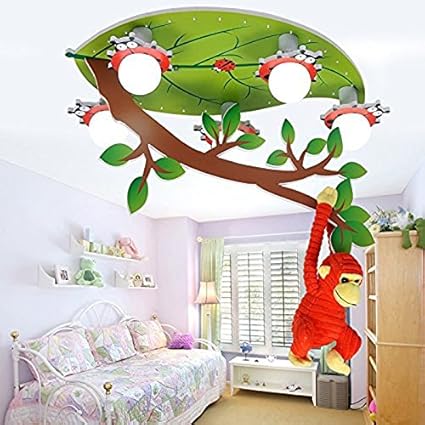 LXSEHN Creativo Chicos Chicas Habitación Para Niños Candelabro
