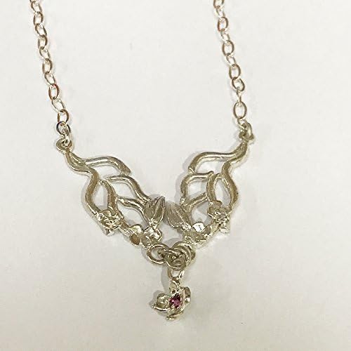 silver charm chain "Verana in otoña"