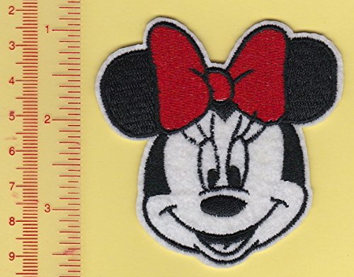 Minnie Mouse Smiley Face with Red Bow x