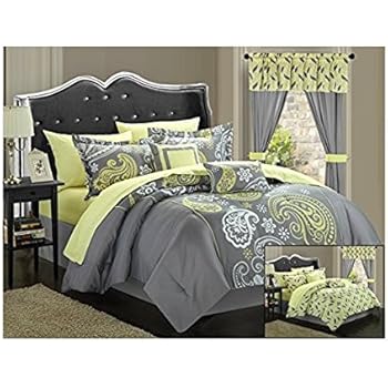 Amazon.com: Chezmoi Collection 7-Piece Aqua with Blue and