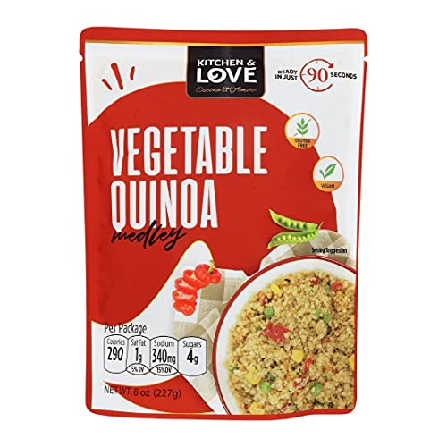 Kitchen & Love Vegetable Quinoa Medley, Pre Cooked, Microwave Ready