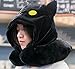 MathewArt Cartoon Cat U-Shaped Plush Soft Pillows Neck Pillow with Hood