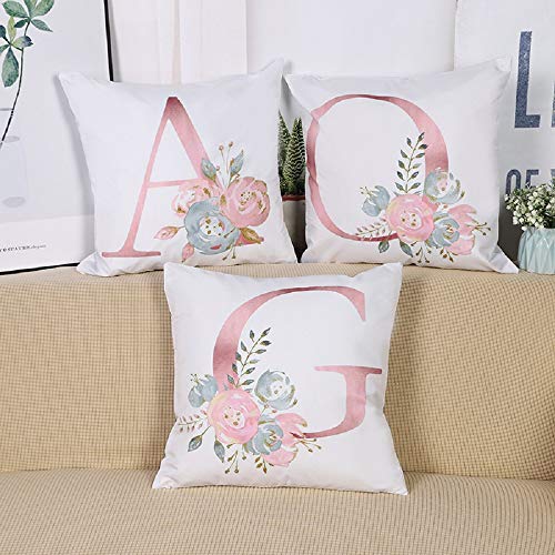 cushion covers with initials