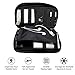 Zero Grid Electronics Cord Organizer Bag and Electronics Cable Case (Midnight)
