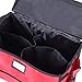 ProPik Christmas Storage Organizer, Gift Bags, Bows, Ribbons and Wrapping Accessories Container (Red)