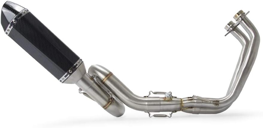Brand new motorcycle exhaust header with muffler for YAMAHA MT07 FZ07 XSR700 TRACER700 2014-2018 (exhaust header with muffler)