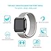 bayite Soft Nylon Bands Compatible with Fitbit Versa Women Men, Breathable Sport Loop Band Replacement Accessories Wristband, Gray