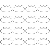 HOBBIESAY 16Pcs Stainless Steel Adjustable Slider Bracelets 26cm Slider Bracelet Chain Metal Bracelet Making Chain for Women DIY Jewelry Making