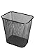 Ybmhome Steel Mesh Rectangular Open Top Waste Basket Bin Trash Can for Office Home 8x12x12 Inches 1103s (1, Black)