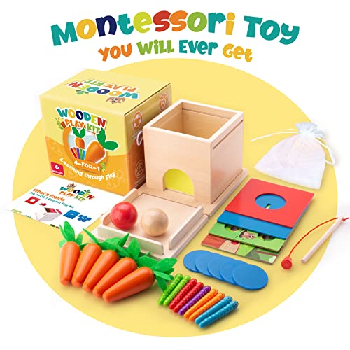 BRYSETEN 4for1 Montessori Toys for 12 Year Old Early Learning Toy