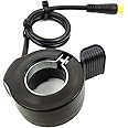 SCHUCK E-Bike Thumb Throttle 130X,Waterproof Accelerator,22.2mm/0.87in Handlebars，Left/Right Universal Bicycle Conversion Replacement Parts