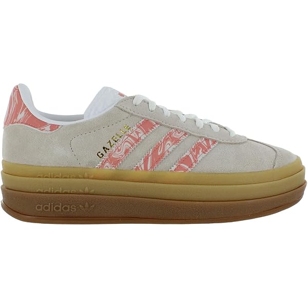 Amazon.com | adidas Gazelle Bold Women Shoes, Semi Green Spark/Screaming  Orange/Core White, Size 9 | Fashion Sneakers