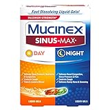 Mucinex Sinus-Max Max Strength Day & Night Liquid Gels, 24ct