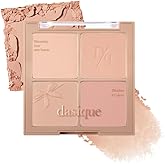 Dasique Blending Mood Cheek #10 Muted Nuts | 4 Blendable Shades in Lighteight Smooth Powder | Vegan | Korean Makeup | Blush