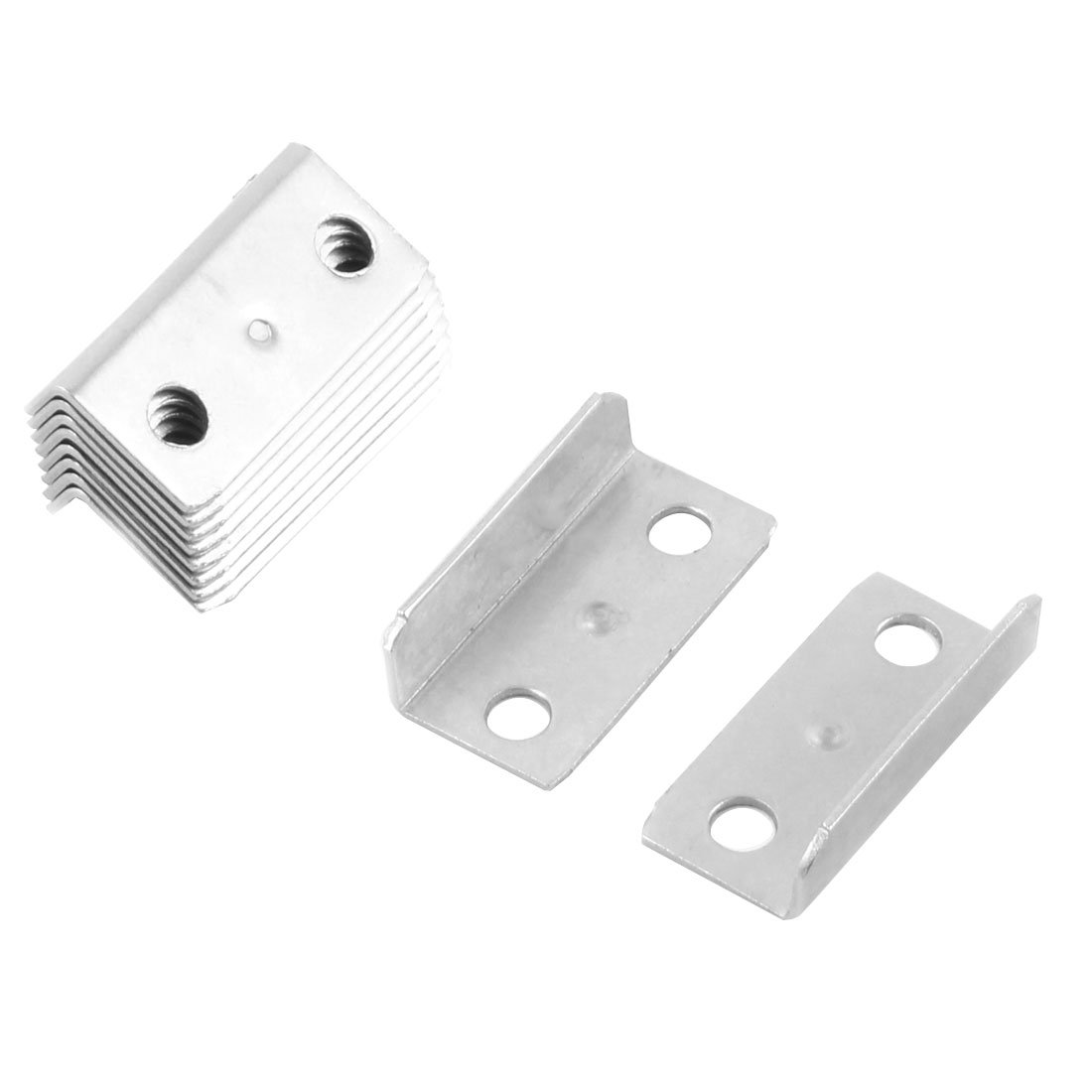 Sourcingmap Metal L Shape Door Window Shelf Corner Brace Right Angle Bracket 28 x 13 x 8mm 10pcs