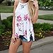 Kshion Women Sleeveless Flower Printed Tank Top Casual Blouse T Shirt